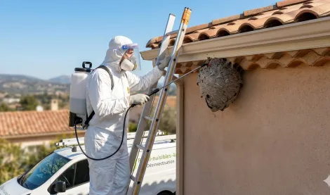 Destruction Nid de Frelons & Guêpes à Toulon | Regul-nuisibles-4d