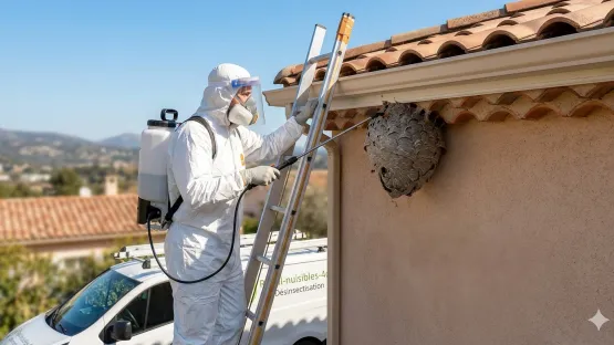 Destruction Nid de Frelons & Guêpes à Toulon | Regul-nuisibles-4d